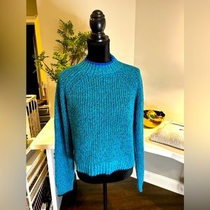 Rag & Bone Blue Marl Wool Sweater